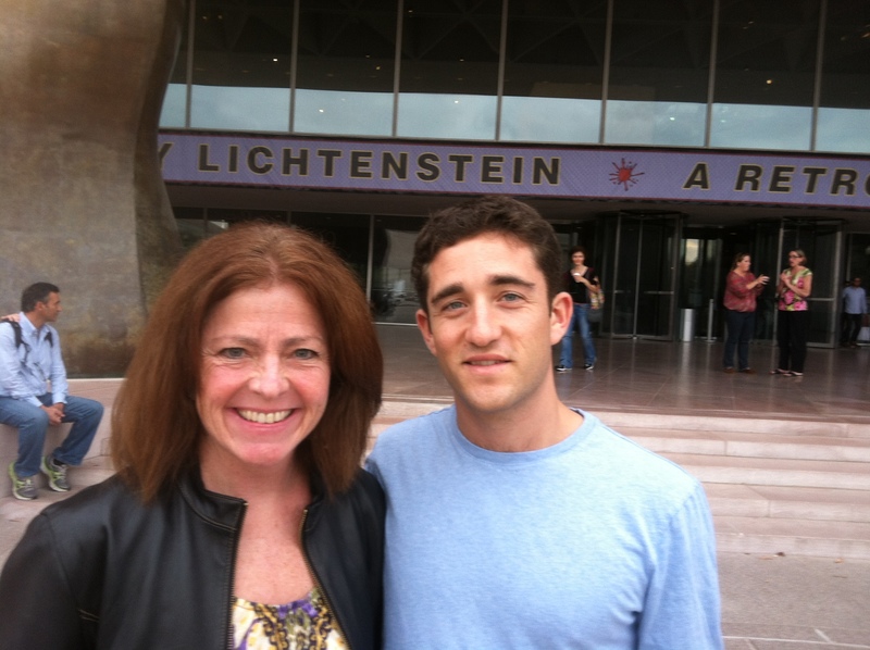 Evan and Mom at the National Gallery BY STEVE SEYFRIED